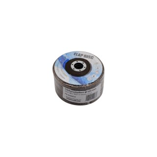 10 x Fächerscheibe rot Ø 125 mm P80 für Holz und Metall
