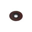 10 x Fächerscheibe rot Ø 125 mm P80 für Holz und Metall